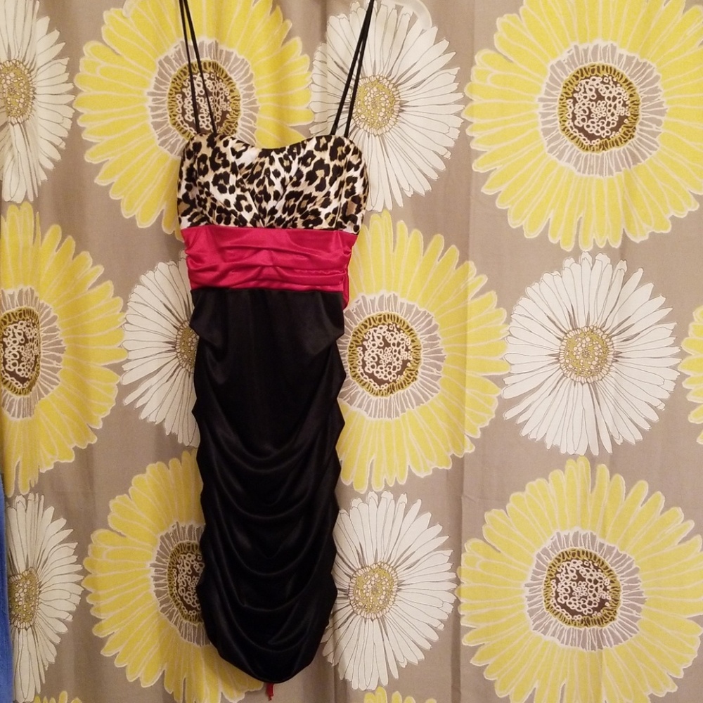 Form fitted mini dress
